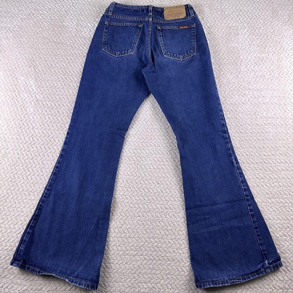 Vintage‎ 90s Paris Blues Women’s Mid Rise Flare Leg Jeans Size 7 Button Fly - Picture 8 of 16